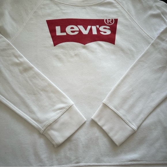 Levi’s Sweatshirt White size L Women - Picture 4 of 8